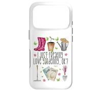 I Just Freaking Love Gardening for Garden Mom and Plant Lady Coque pour iPhone 17 Pro