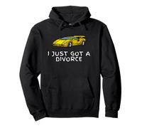 I Just Got A Divorce Single Life Mari Humour Wife Marriage Sweat à Capuche