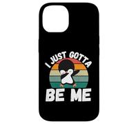 I Just Gotta be me Mignon Pingouin Amoureux Dabbing Pingouin Amusant Coque pour iPhone 14