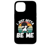 I Just Gotta be me Mignon Pingouin Amoureux Dabbing Pingouin Amusant Coque pour iPhone 15