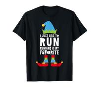 I Just Like to Run Running est mon elfe préféré T-Shirt