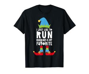 I Just Like to Run Running est mon elfe préféré T-Shirt
