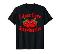 I Just Love Strawberries Drôle de Costume T-Shirt
