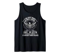 I Just Mad As Hell Cause I Love This Place 1776 4 Juillet Débardeur