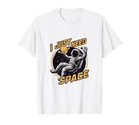 I Just Need Space Astronaute Floating Among Stars T-Shirt Graphique avec Valeur
