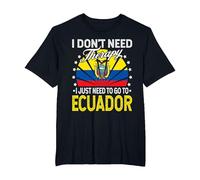 I Just Need to Go to Ecuador - Funny Ecuador Vacation T-Shirt, Homme Grandes Tailles, Noir, 2X Tall