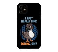 I Just Really Like Ducks Ok Crochet Animal sauvagine Bill Duck Coque pour iPhone 11