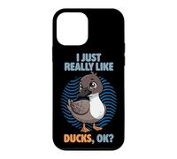 I Just Really Like Ducks Ok Crochet Animal sauvagine Bill Duck Coque pour iPhone 12 Mini