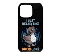 I Just Really Like Ducks Ok Crochet Animal sauvagine Bill Duck Coque pour iPhone 13 Pro
