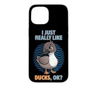 I Just Really Like Ducks Ok Crochet Animal sauvagine Bill Duck Coque pour iPhone 15