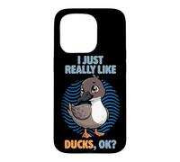I Just Really Like Ducks Ok Crochet Animal sauvagine Bill Duck Coque pour iPhone 15 Pro