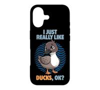 I Just Really Like Ducks Ok Crochet Animal sauvagine Bill Duck Coque pour iPhone 17
