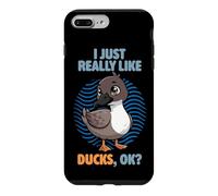 I Just Really Like Ducks Ok Crochet Animal sauvagine Bill Duck Coque pour iPhone 7 Plus/8 Plus