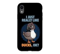 I Just Really Like Ducks Ok Crochet Animal sauvagine Bill Duck Coque pour iPhone XR