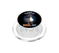 I Just Really Like Ducks Ok Crochet Animal sauvagine Bill Duck PopSockets PopGrip pour MagSafe