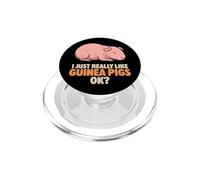 I Just Really Like Guinea Pigs Ok Cute Baldwin Cochon d'Inde PopSockets PopGrip pour MagSafe