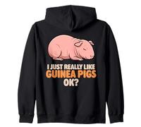 I Just Really Like Guinea Pigs Ok Cute Baldwin Cochon d'Inde Sweat à Capuche