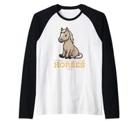 I Just Really Like Horses Ok Quarter Horse Animal de la Ferme Manche Raglan