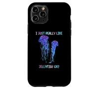 I Just Really Like Jellyfish, OK? Watercolor Fish, JellyFish Coque pour iPhone 11 Pro