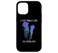 I Just Really Like Jellyfish, OK? Watercolor Fish, JellyFish Coque pour iPhone 12/12 Pro