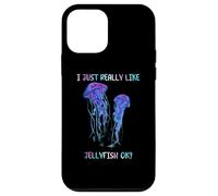 I Just Really Like Jellyfish, OK? Watercolor Fish, JellyFish Coque pour iPhone 12 mini