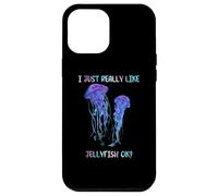 I Just Really Like Jellyfish, OK? Watercolor Fish, JellyFish Coque pour iPhone 12 Pro Max
