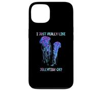 I Just Really Like Jellyfish, OK? Watercolor Fish, JellyFish Coque pour iPhone 13