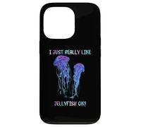 I Just Really Like Jellyfish, OK? Watercolor Fish, JellyFish Coque pour iPhone 13 Pro