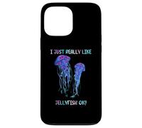 I Just Really Like Jellyfish, OK? Watercolor Fish, JellyFish Coque pour iPhone 13 Pro Max