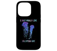 I Just Really Like Jellyfish, OK? Watercolor Fish, JellyFish Coque pour iPhone 14 Pro