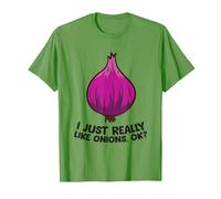 I Just Really Like Onions, OK? Onions végétaux T-Shirt, Homme, Herbe, M