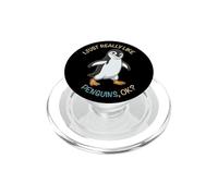 I Just Really Like Penguins Ok Animal Mentonnière Pingouin PopSockets PopGrip pour MagSafe