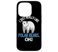 I Just Really Like Polar Bears Ok! Ours Polaire Coque pour iPhone 14 Pro