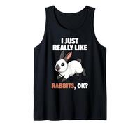 I Just Really Like Rabbits Ok Animal Cute California Rabbit Débardeur