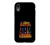 I Just Really Love Aspirateurs Nettoyage drôle Coque pour iPhone XR