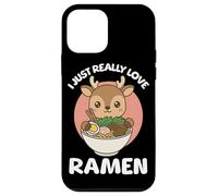 I Just Really Love Bol à Nouilles Ramen Cerf Japonais Coque pour iPhone 12 Mini