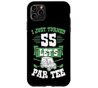 I Just Turned 55 Let's par-Tee Chariot de Golf pour fête d'anniversaire 55 Ans Coque pour iPhone 11 Pro Max