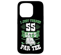 I Just Turned 55 Let's par-Tee Chariot de Golf pour fête d'anniversaire 55 Ans Coque pour iPhone 15 Pro