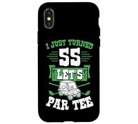 I Just Turned 55 Let's par-Tee Chariot de Golf pour fête d'anniversaire 55 Ans Coque pour iPhone X/XS