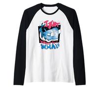 I Just Wanna Be A Whale Mignon Monstre Marin Art Manche Raglan