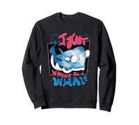 I Just Wanna Be A Whale Mignon Monstre Marin Art Sweatshirt