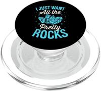 I Just Want All The Pretty Rocks Géologue Collector PopSockets PopGrip pour MagSafe
