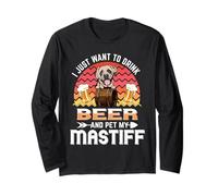 I Just Want to Drink Beer and Pet My Mastiff Dog Lover Puppy Manche Longue