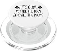 I Just Want to Drink Coffee & Pet My Dogs Life Goal Pet Dogs PopSockets PopGrip pour MagSafe