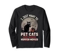I Just Want to Pet Cats and Watch Horror Movies Murderous Manche Longue