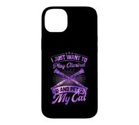 I Just Want to Play Clarinette and Pet My Cat Coque pour iPhone 14 Plus