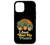 I Just Wet My Plants Funny Gardening Pun Houseplant Lover Coque pour iPhone 12/12 Pro