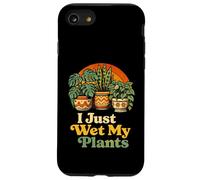 I Just Wet My Plants Funny Gardening Pun Houseplant Lover Coque pour iPhone SE (2020) / 7/8