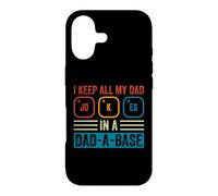 I Keep All My Dad Jokes in A Dad A Base Coque pour iPhone 17