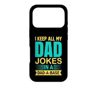 I Keep All My Dad Jokes in A Dad A Base Coque pour iPhone 17 Pro